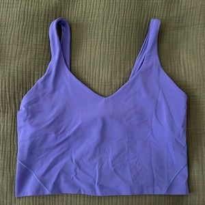 Lululemon Purple Charged Indigo Align Tank Top Size 10